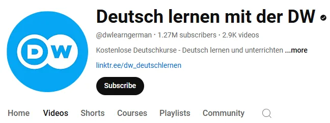 Học tiếng Đức qua kênh Deutsche Welle